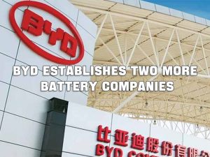 BYD crea otras dos empresas de baterías