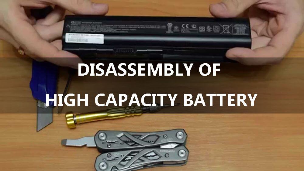 Démontage de la batterie haute capacité