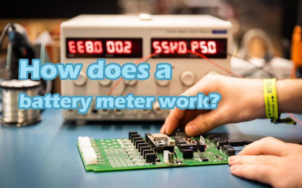 How does a battery meter work
