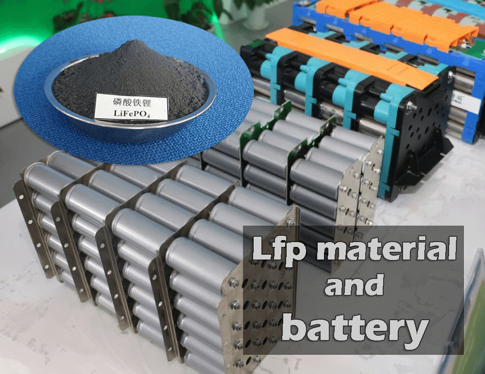 Lfp material and battery