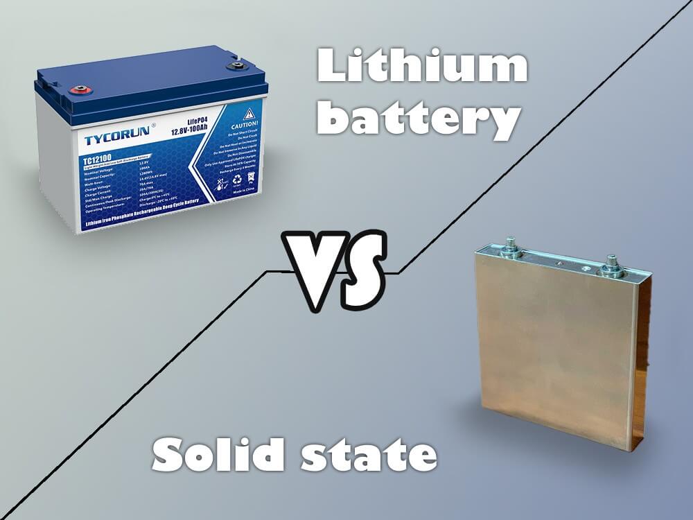 Solid state battery vs Lithium