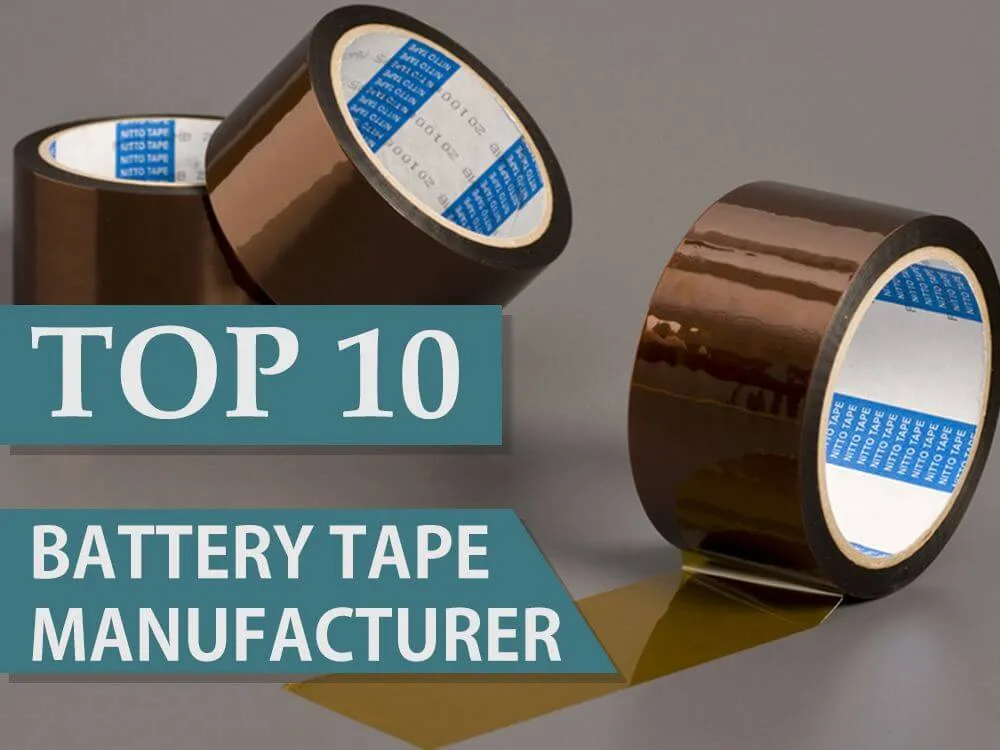 Los 10 mayores fabricantes de cintas para pilas del mundo