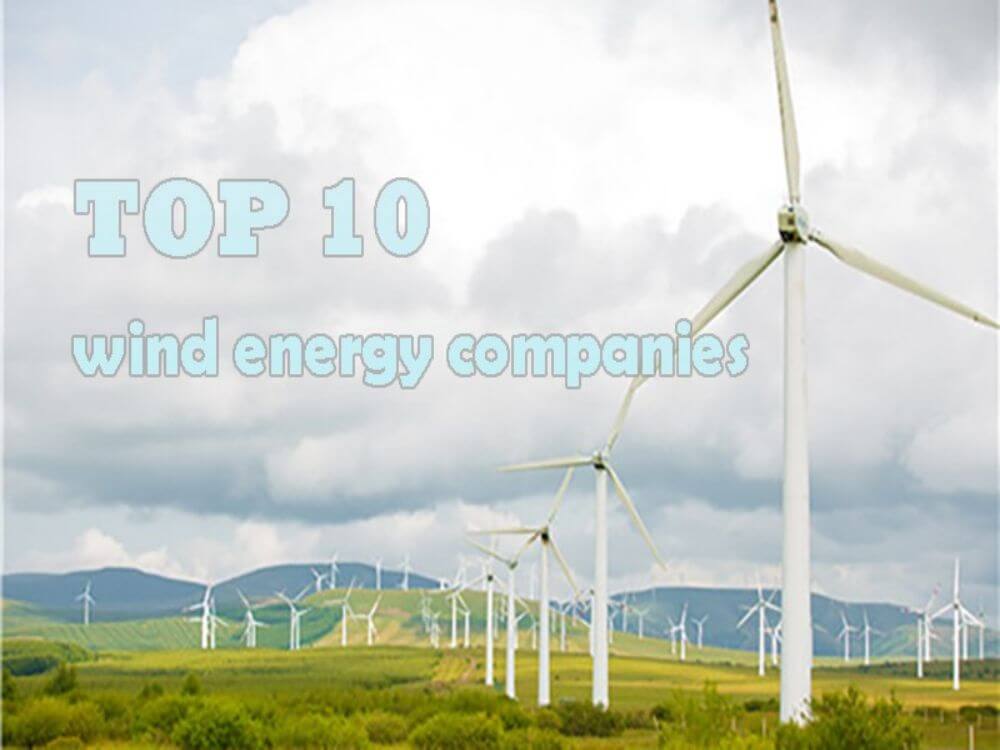 Top 10 wind energy companies