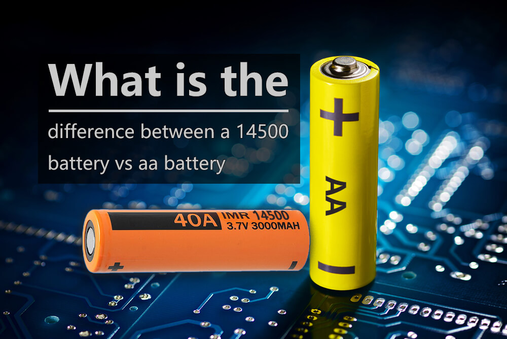 What is the difference between a 14500 battery vs aa battery
