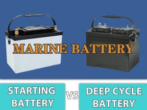 Batterie de démarrage marine ou batterie à décharge profonde