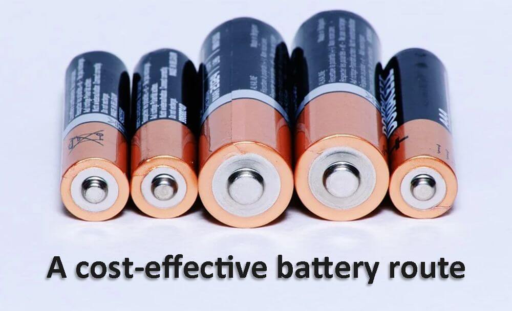 Une solution rentable pour les batteries