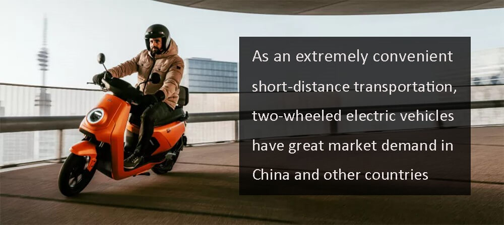 Los vehículos eléctricos de dos ruedas son un medio de transporte muy cómodo para recorrer distancias cortas y tienen una gran demanda en China y otros países.