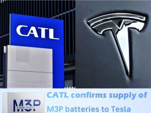 CATL confirma el suministro de baterías M3P a Tesla