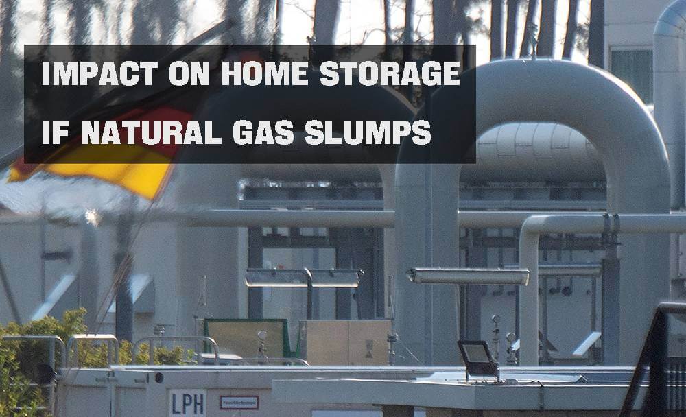 Impact de l'effondrement du gaz naturel sur le stockage domestique
