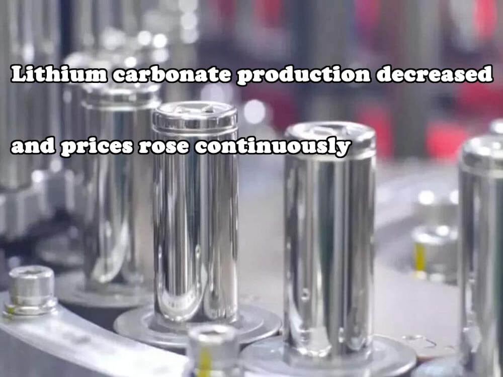 Prices of lithium carbonate are up again