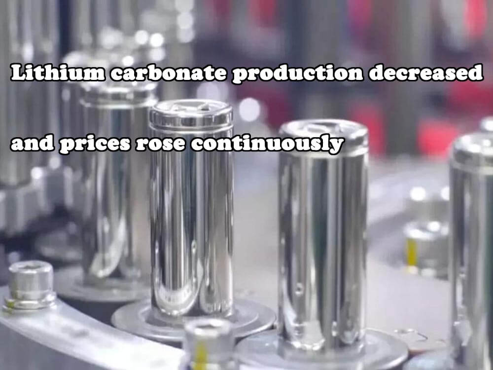 Los precios del carbonato de litio vuelven a subir