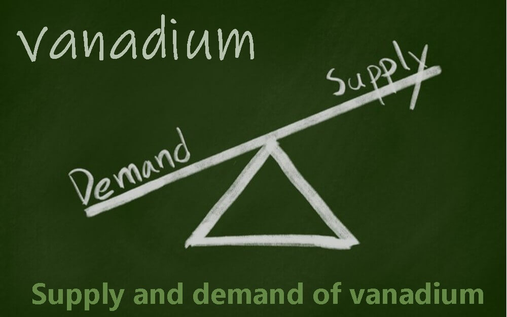 Supply and demand of vanadium