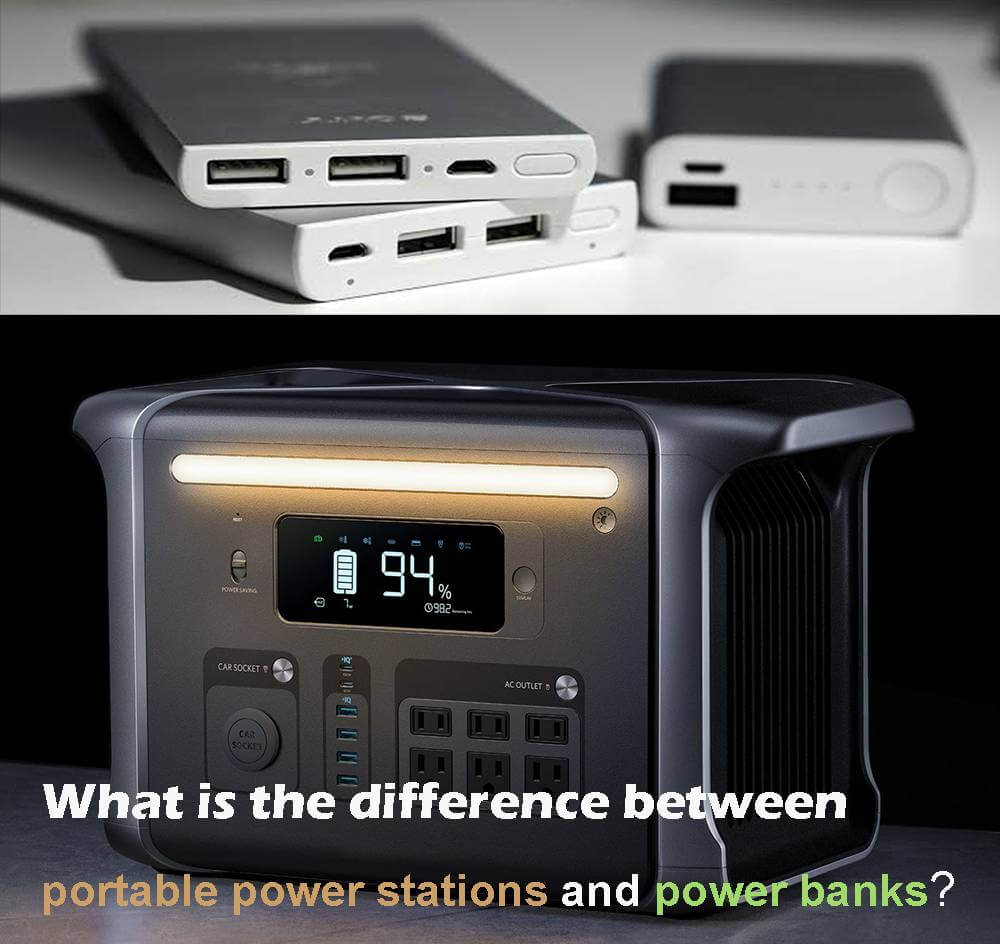 What is the difference between portable power stations and power banks