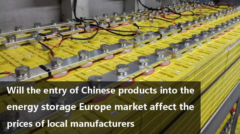 L'arrivée de produits chinois sur le marché européen du stockage de l'énergie aura-t-elle une incidence sur les prix des fabricants locaux ?