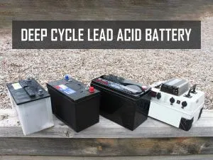 batterie plomb-acide à cycle profond