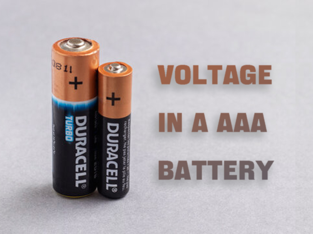 voltage in a AAA battery