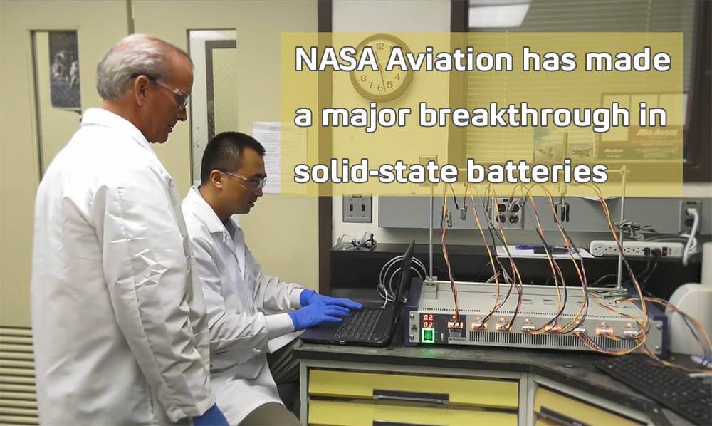 NASA Aviation ha logrado un gran avance en las baterías de estado sólido