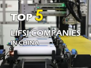 Les 5 premières entreprises de LiFSI en Chine