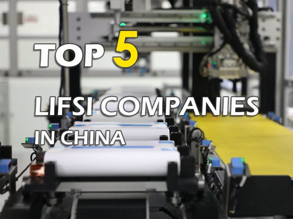 Las 5 principales empresas de LiFSI en China