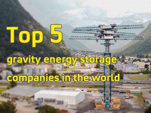 Top 5 gravity energy storage companies in the world