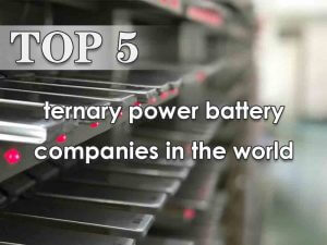 Top 5 ternary power battery companies in the world