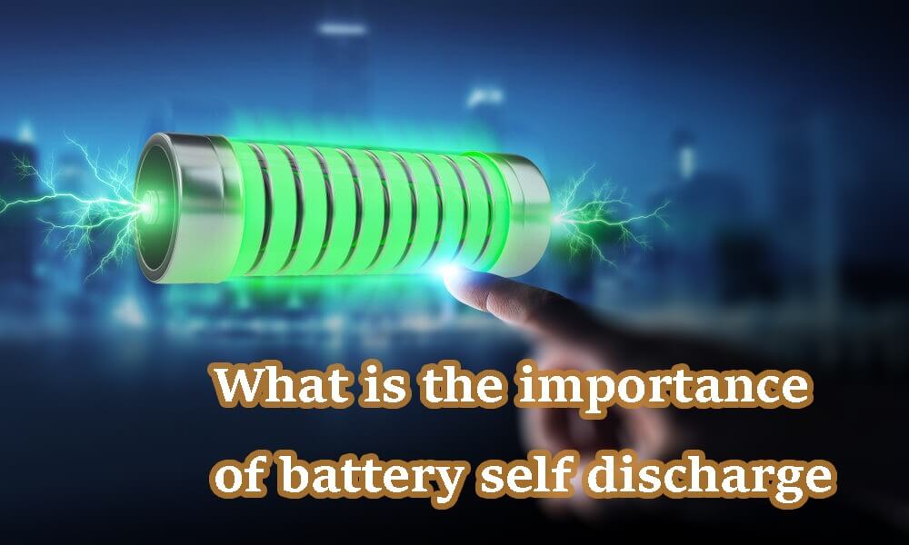 What is the importance of battery self discharge