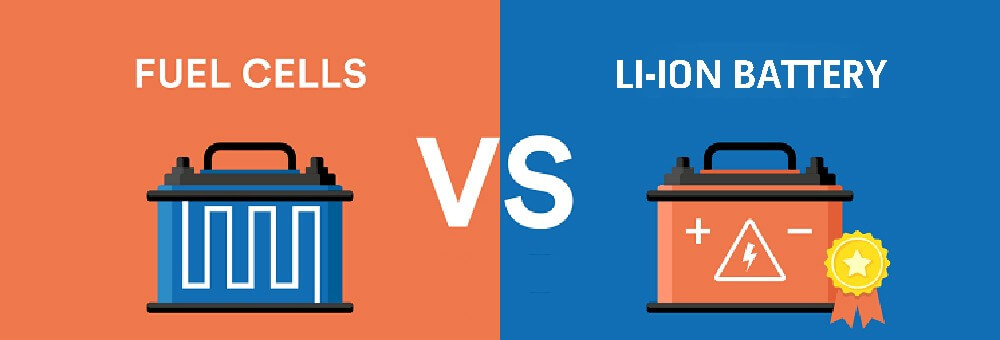 Comparison of lithium-ion battery vs fuel cell