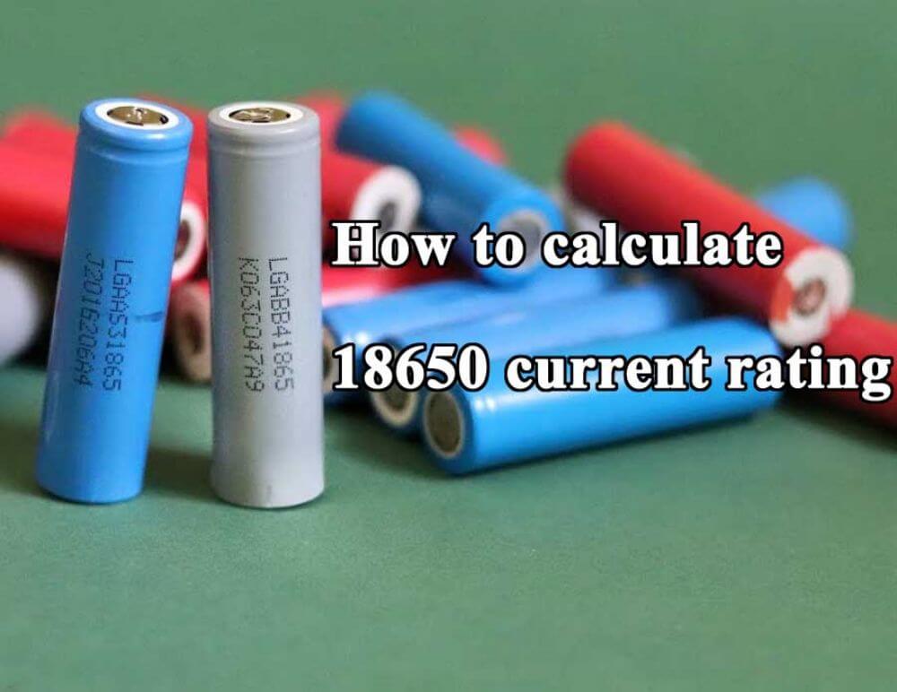 How to calculate lithium 18650 max current