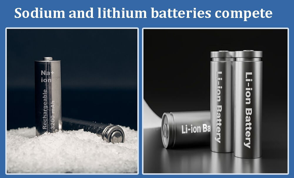 Sodium and lithium batteries compete