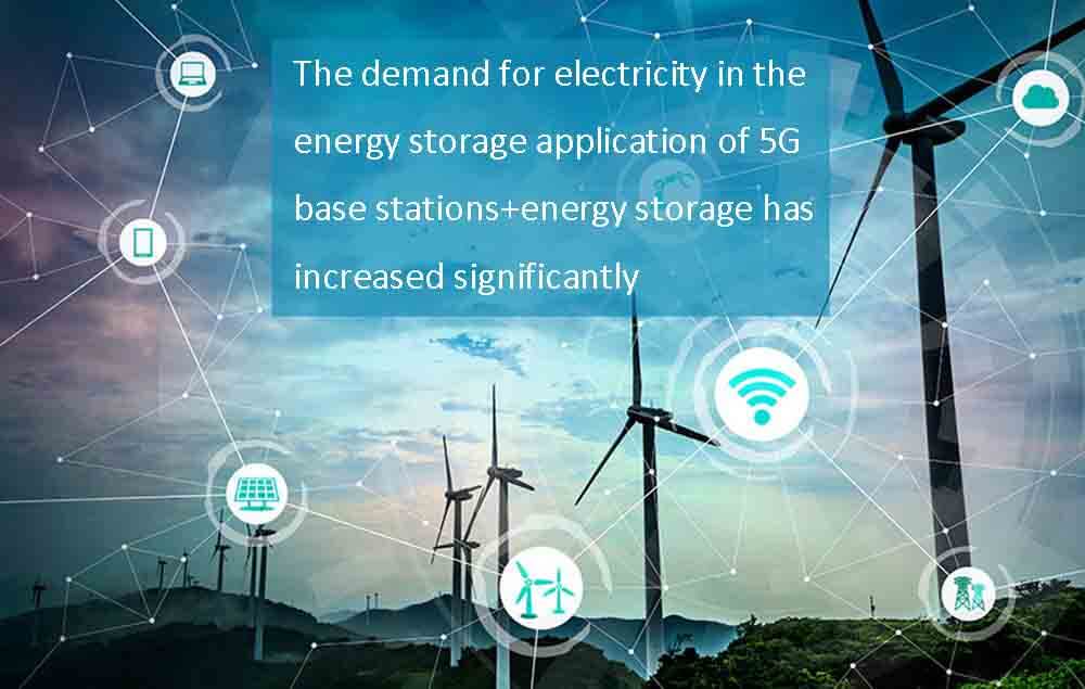La demanda de electricidad en la aplicación de almacenamiento de energía de las estaciones base 5G+almacenamiento de energía ha aumentado significativamente
