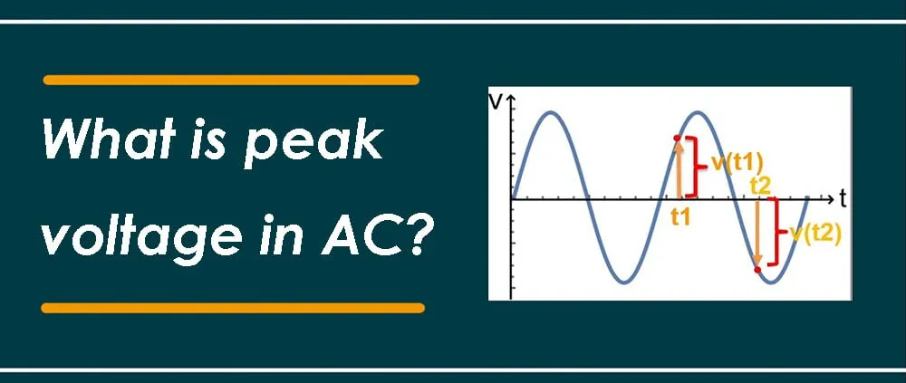 What is peak voltage in ac