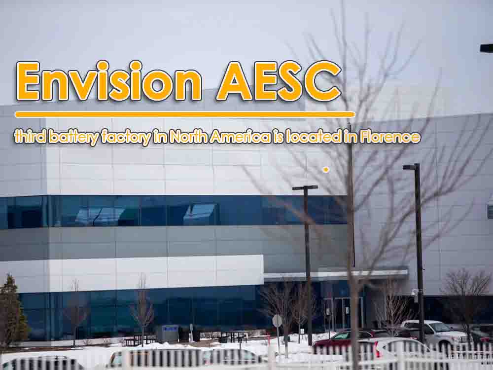 Envision AESC third battery factory in North America is located in Florence