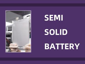 Semi solid battery