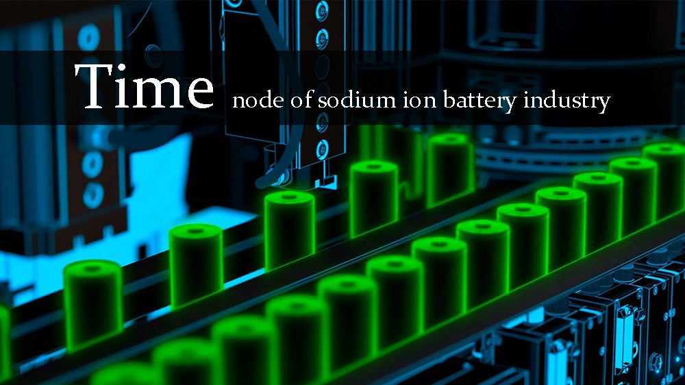 Nœud temporel de l'industrie des batteries sodium-ion