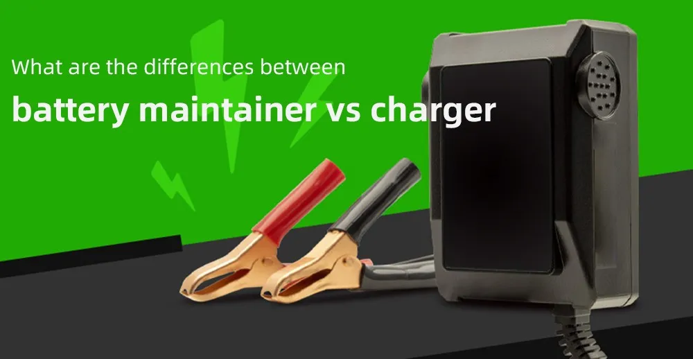 Similarities and distinctions between battery maintainer vs charger The