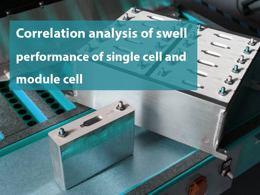 Correlation analysis of swell performance of single cell and module cell