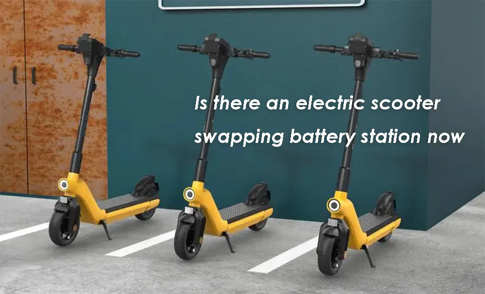 Is there an electric scooter swapping battery station now