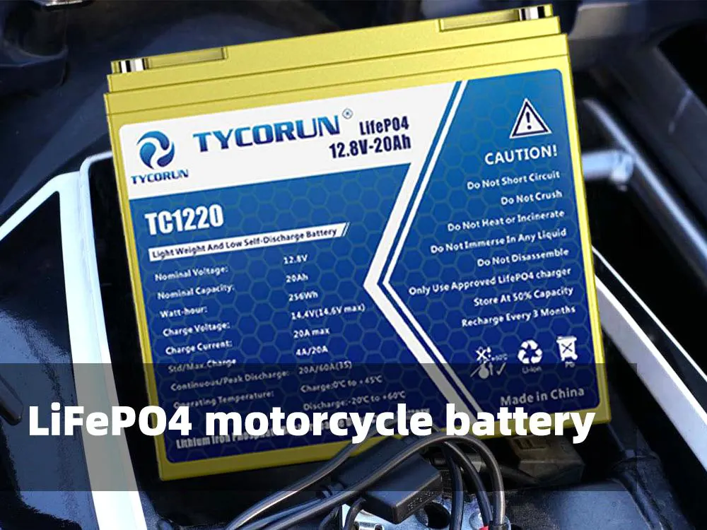 LiFePO4 motorcycle battery