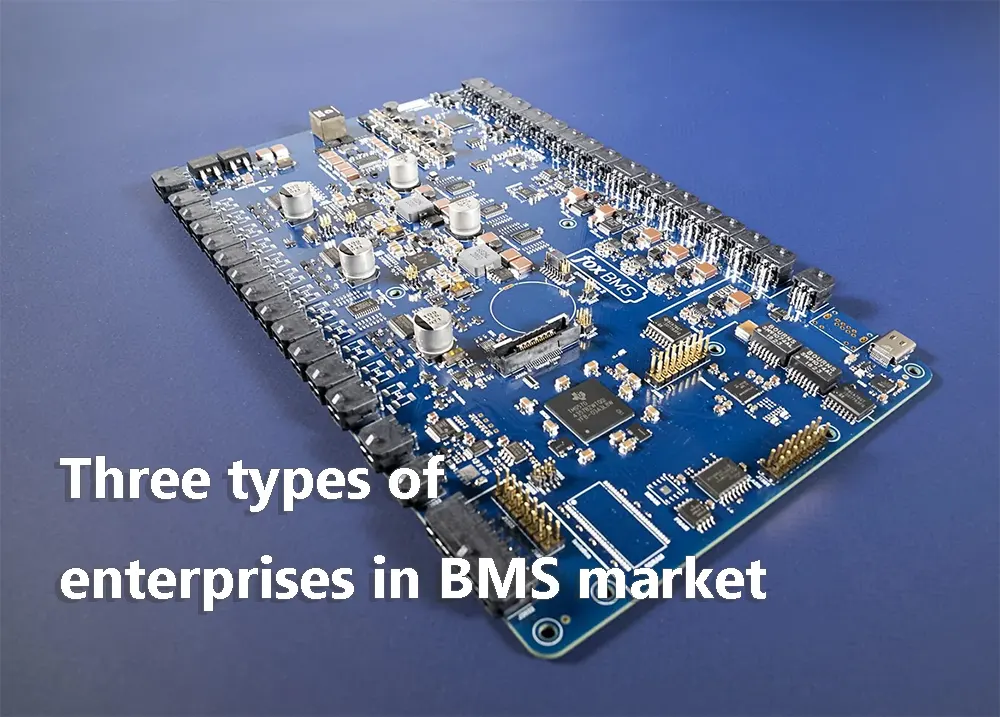 Three types of enterprises in BMS market