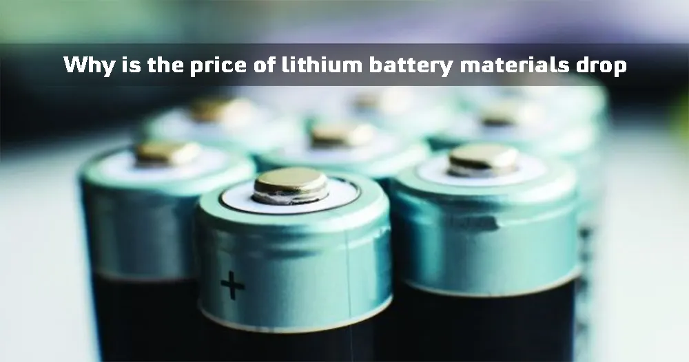 ¿Por qué baja el precio de los materiales de las baterías de litio?