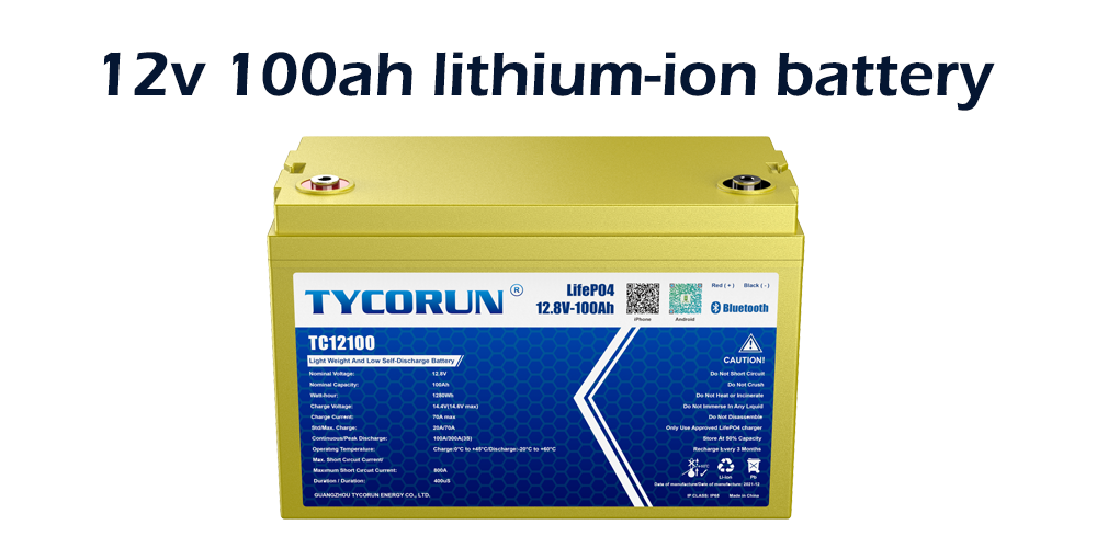 12v 100ah lithium-ion battery