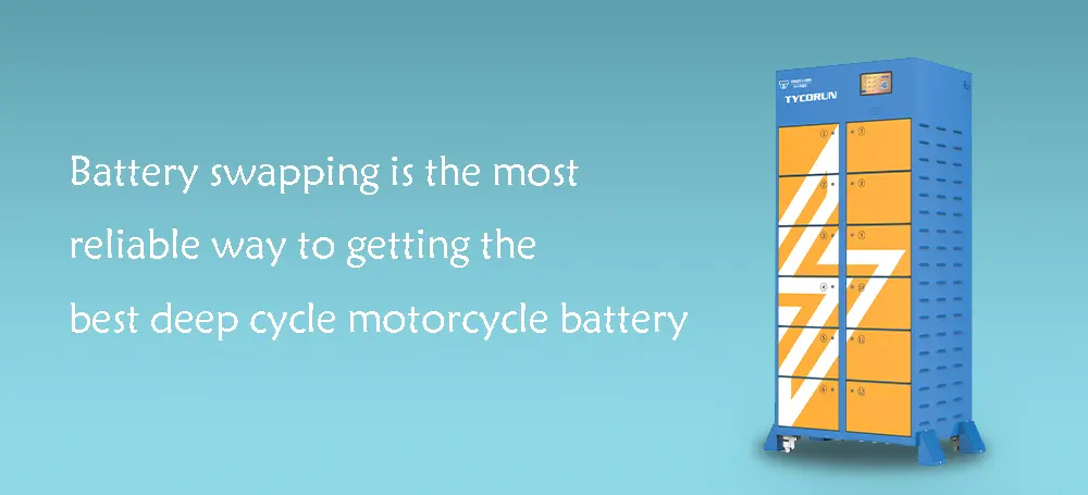 Battery swapping is the most reliable way to getting the best deep cycle motorcycle battery