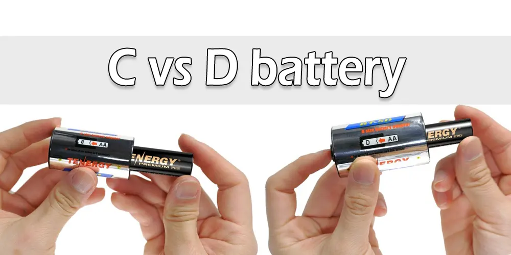 C vs D battery