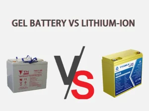 Gel battery vs lithium-ion