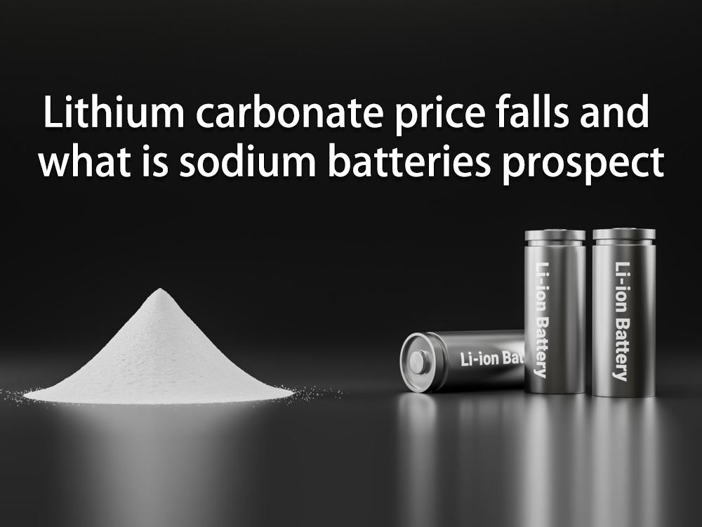 Lithium carbonate price falls and what is sodium batteries prospect