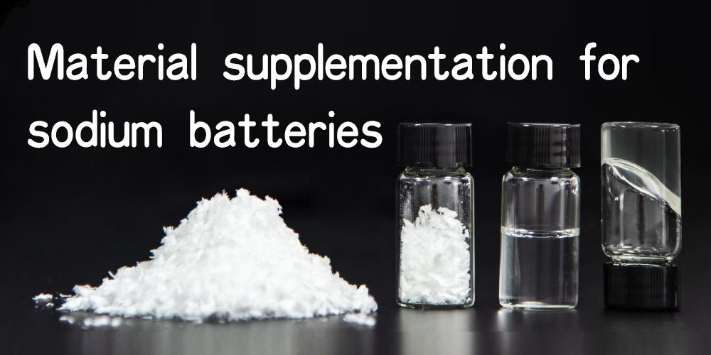 Material supplementation for sodium batteries