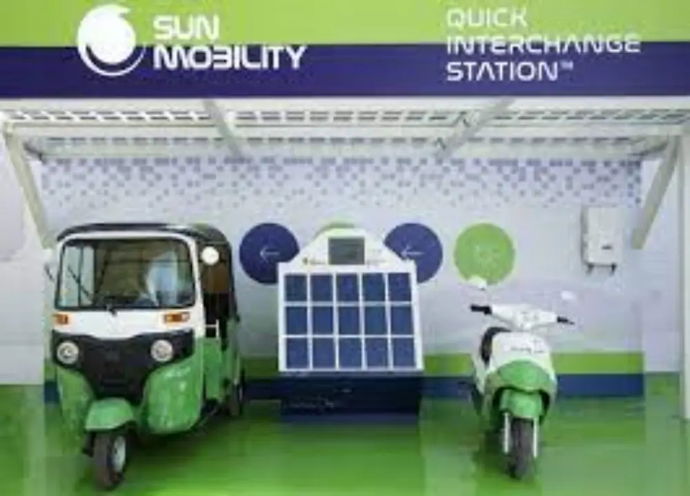 SUN Mobility échange de batterie