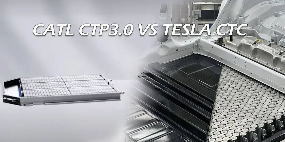 CATL CTP3.0 VS Tesla CTC