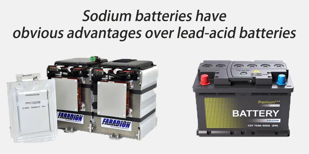 Sodium batteries have obvious advantages over lead-acid batteries