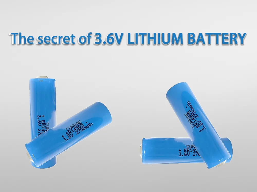 The secret of 3.6v lithium battery